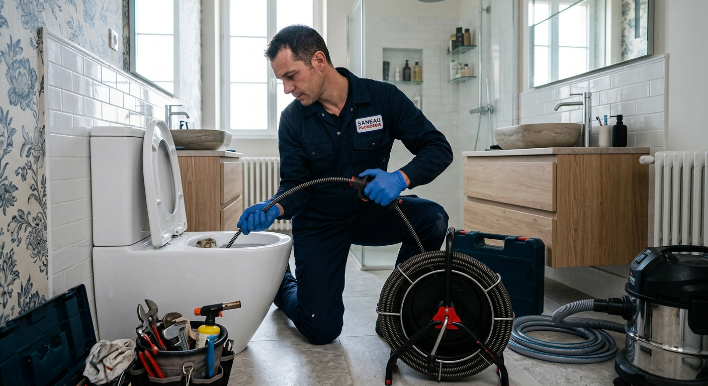 débouchage WC furet électrique Guyancourt